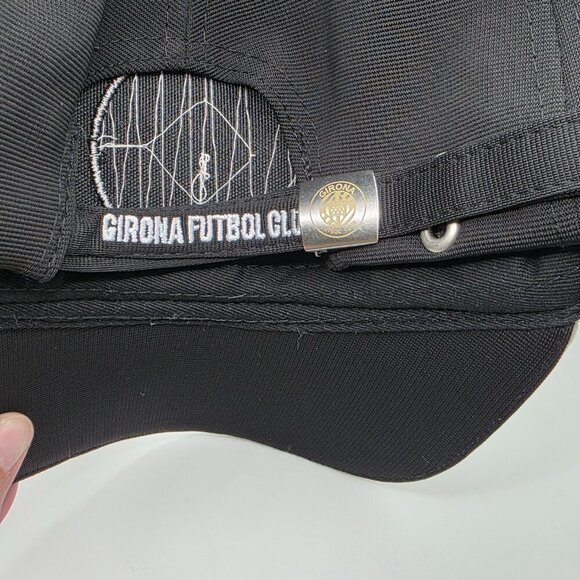 Girona Futbol Club Hat | Black Baseball Cap | Spanish Soccer Team Gear - Picture 3 of 4